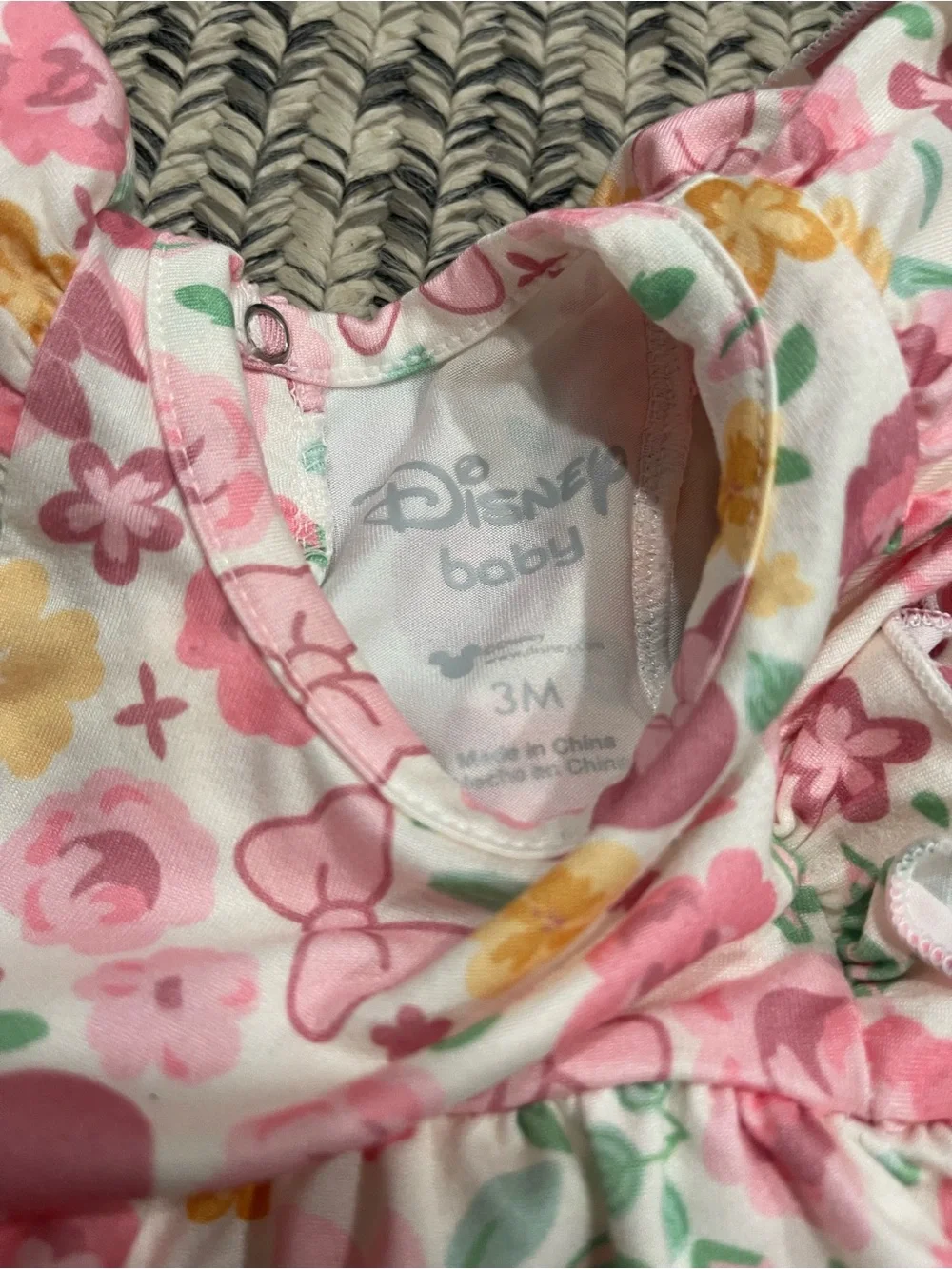 Disney Baby 2 Minnie Dresses with bloomers and one onesie 3 month